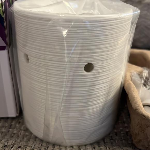 Scentsy white etched core mini plug in New in Box - Picture 3 of 7